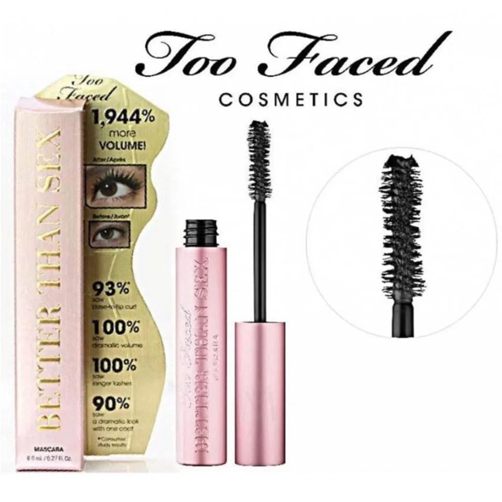 NIB Too Faced Better Than Sex Volumizing Mascara Black Full Size